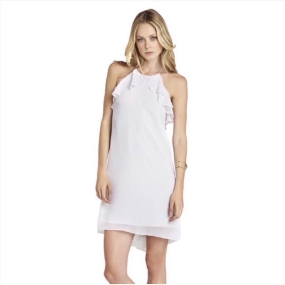 BCBG | Flowy Merrow Edge Dress baby blue